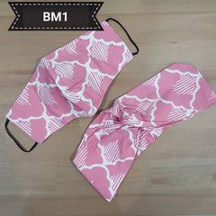 Batik Solo Mask & Bandana Combo (1 set)