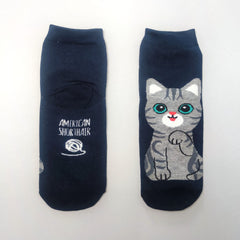 Luv My Meow Meow Ankle Socks