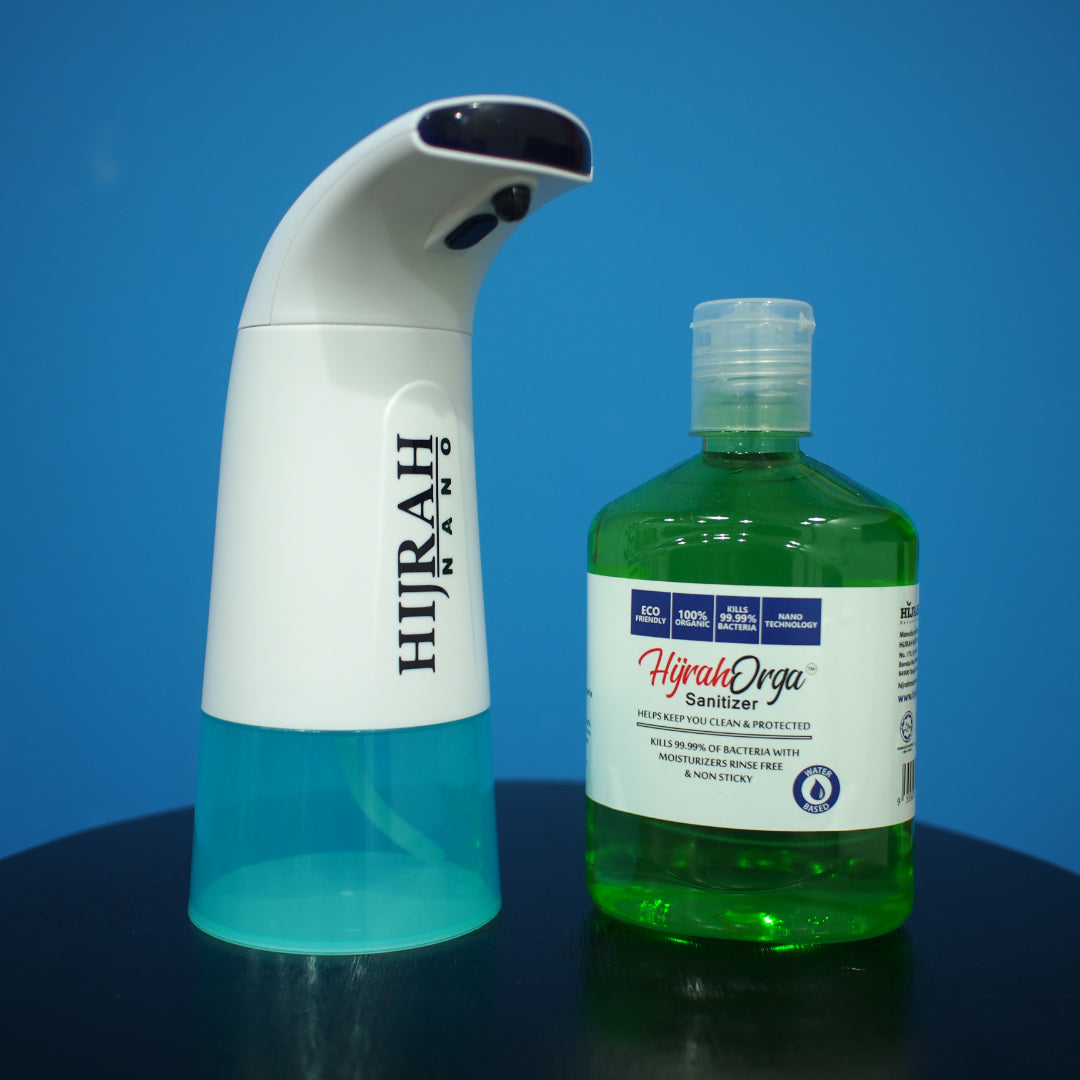Hijrah Hand Sanitizer Portable Automatic Foam Dispenser Hijrah Hand Sanitizer Portable Automatic Foam Dispenser