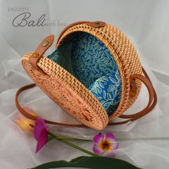 Trendy Rattan Bag Plain
