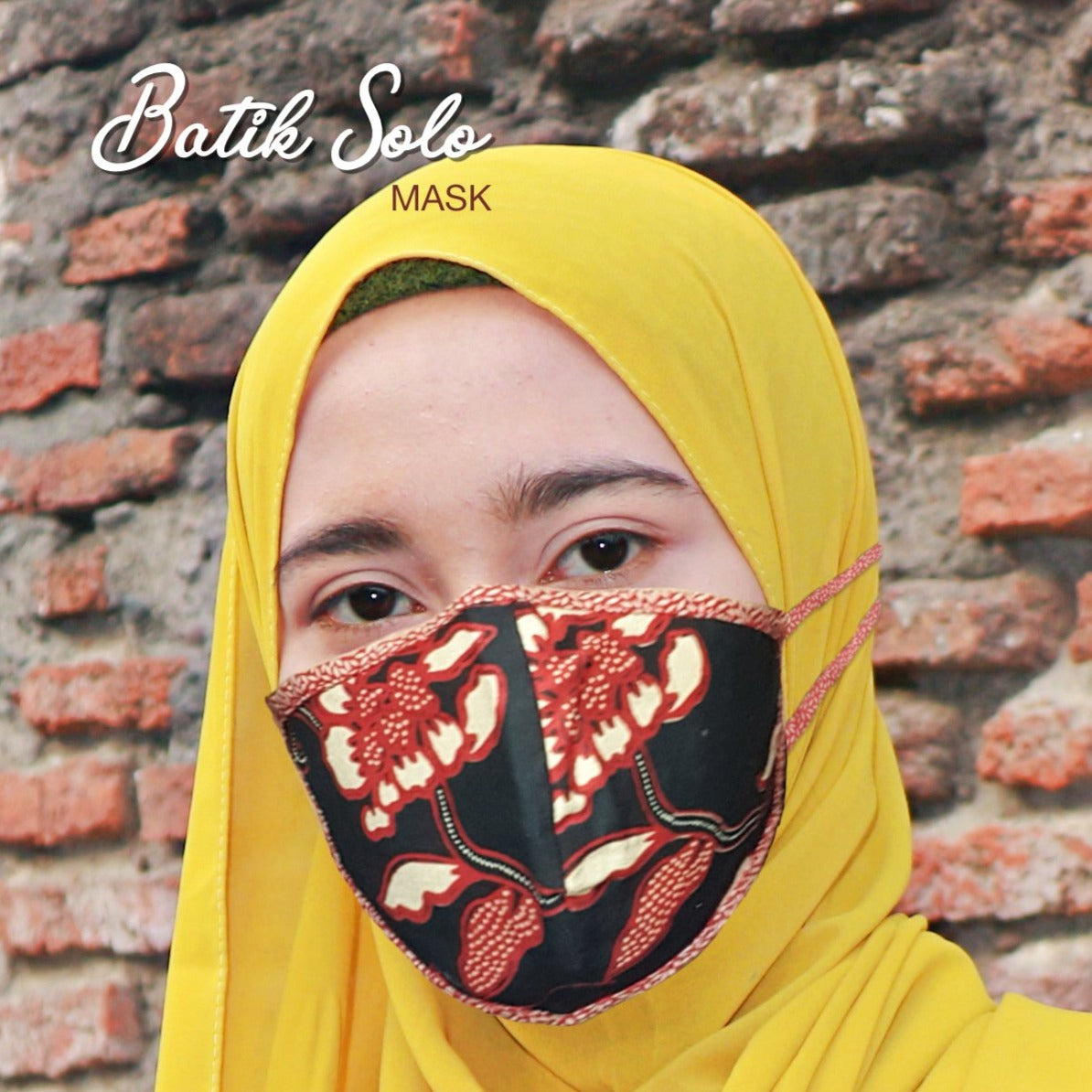 Batik Solo Mask Hijabi Batik Solo Mask Hijabi