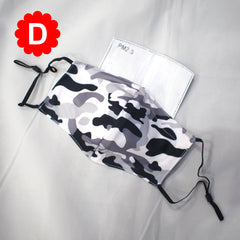 Camouflage Face Mask (2 pcs)