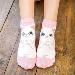 Luv My Meow Meow Ankle Socks
