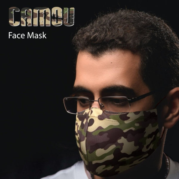 Camouflage Face Mask (2 pcs)